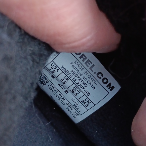 Sorel Whitney waterproof ankles boots women's 7.5 - Picture 9 of 9